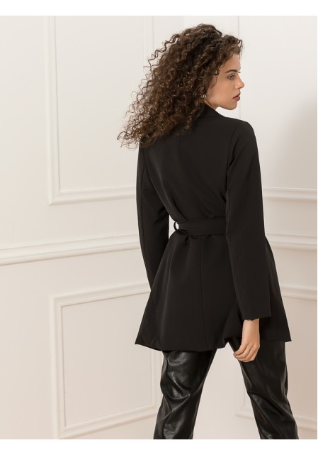Σακάκι blazer με ζώνη